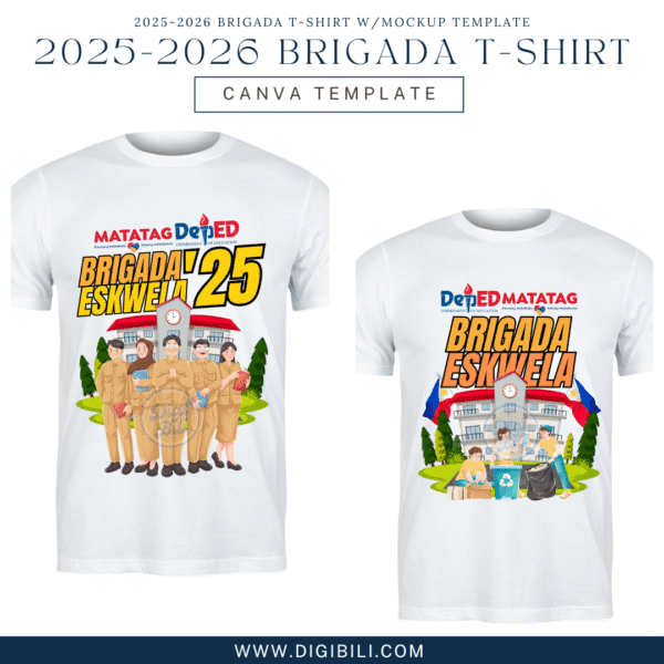 2025-2026 BRIGADA T-SHIRT DESIGNS W/MOCKUP TEMPLATE - Image 2