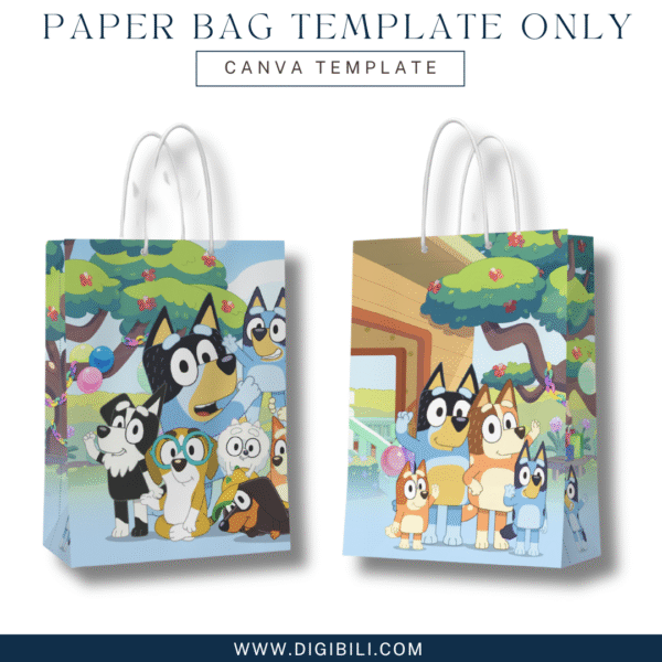 PAPER BAG (A4 SIZE) TEMPLATE ONLY - Image 2