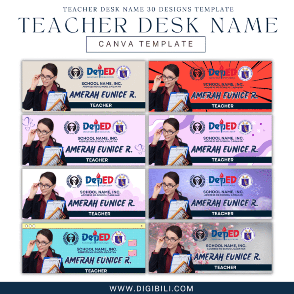 TEACHER DESK NAME 30 DESIGNS TEMPLATE - Image 2