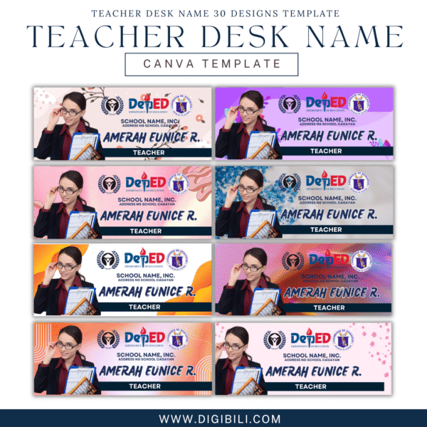 TEACHER DESK NAME 30 DESIGNS TEMPLATE - Image 3