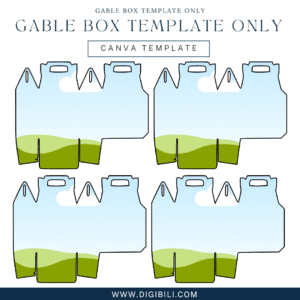 GABLE BOX TEMPLATE ONLY