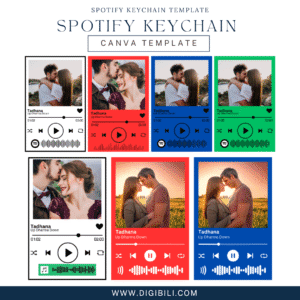 SPOTIFY KEYCHAIN TEMPLATE
