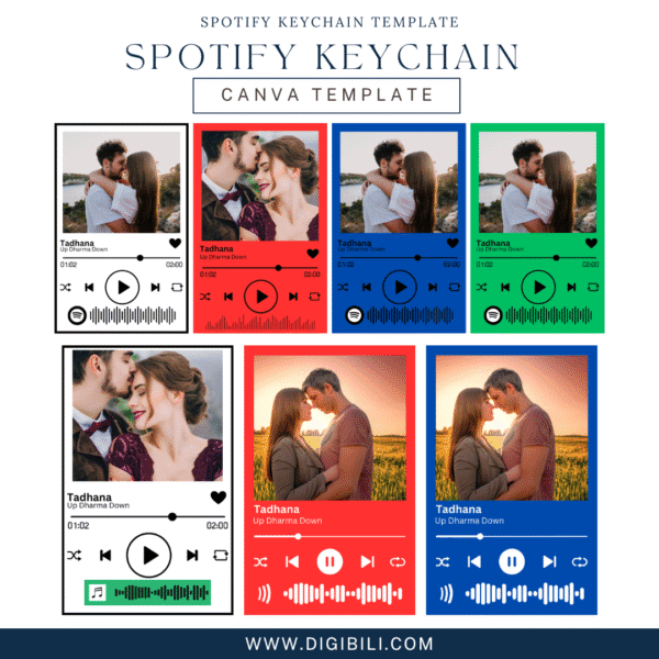 SPOTIFY KEYCHAIN TEMPLATE