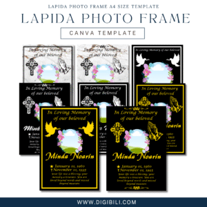 LAPIDA PHOTO FRAME A4 SIZE TEMPLATE