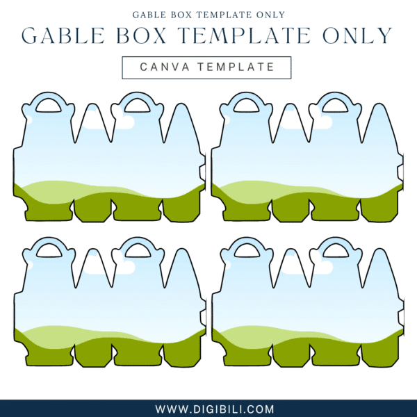 GABLE BOX TEMPLATE ONLY