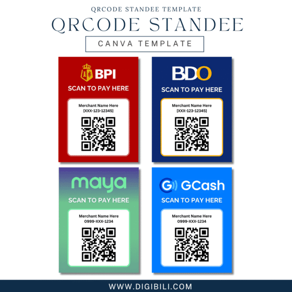 QR CODE STANDEE TEMPLATE
