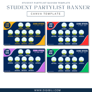 STUDENT PARTYLIST BANNER TEMPLATE