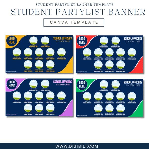STUDENT PARTYLIST BANNER TEMPLATE