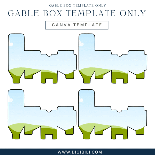 GABLE BOX TEMPLATE ONLY