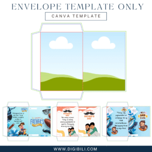 ENVELOPE (FREE SIZE) TEMPLATE ONLY