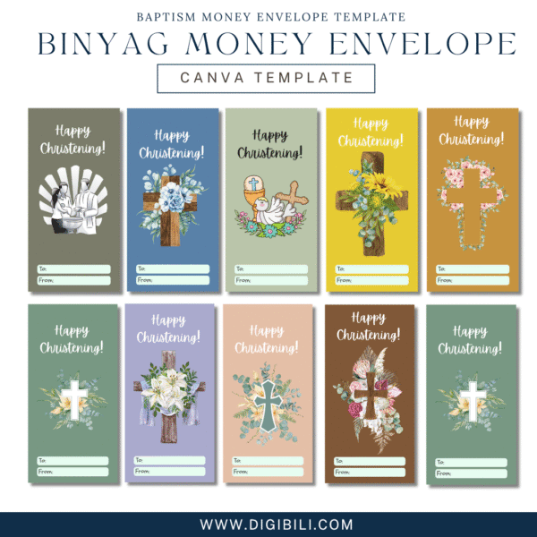 BAPTISM MONEY ENVELOPE TEMPLATE