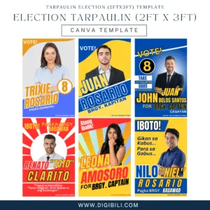 ELECTION TARPAULIN (2ft x 3ft) TEMPLATE