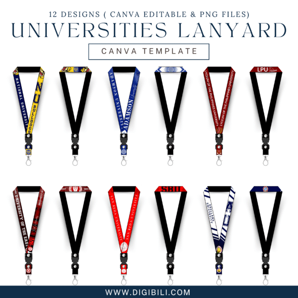 UNIVERSITIES LANYARDS BUNDLE