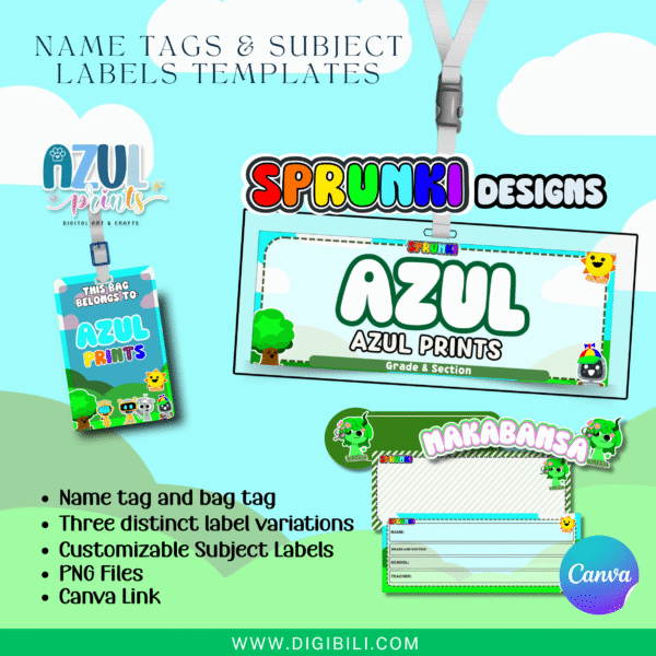 SPRUNKI Sticker Designs (Hand-Drawn) - Image 4