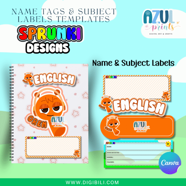 SPRUNKI Sticker Designs (Hand-Drawn) - Image 5