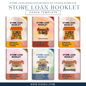 STORE LOAN BOOKLET (LISTAHAN NG UTANG) TEMPLATE