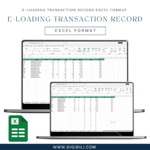 E-LOADING TRANSACTION RECORD AUTO COMPUTATION EXCEL FORMAT