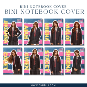 BINI NOTEBOOK COVER TEMPLATE