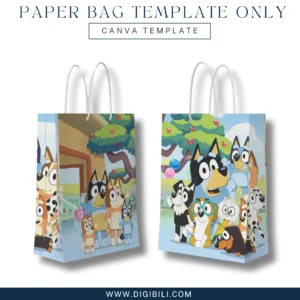 PAPER BAG (A4 SIZE) | CANVA TEMPLATE
