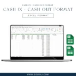 GCASH CASH IN-CASH OUT | EXCEL FORMAT