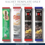 SACHET STICKS (FREE SIZE) | CANVA TEMPLATE