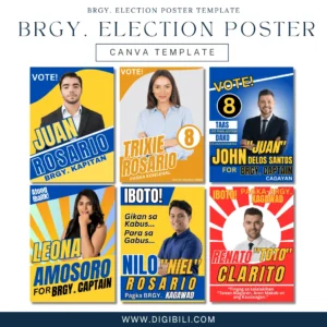 BRGY. ELECTION POSTER | CANVA TEMPLATE