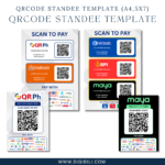 QRCODE STANDEE | CANVA TEMPLATE