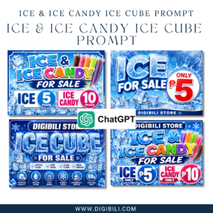 ICE & ICE CANDY ICE CUBE CUSTOMIZE STORE NAME | CHATGPT PROMPT